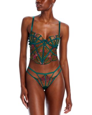 Thistle and Spire Venus Embroidered Underwire Bustier | Bloomingdale's