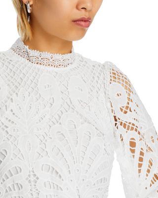 Long Sleeve Lace Dress - Exclusive