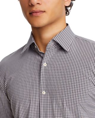 Check Slim Fit Button Down Shirt