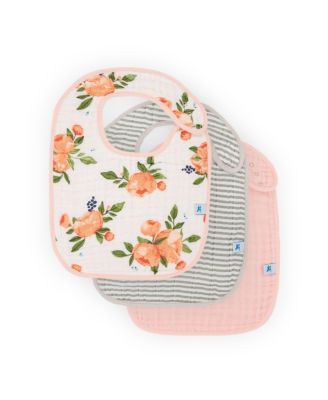 Unisex Cotton Muslin Classic Bib 3 Pack - Baby