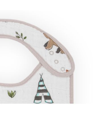 Unisex Cotton Muslin Classic Bib 3 Pack - Baby