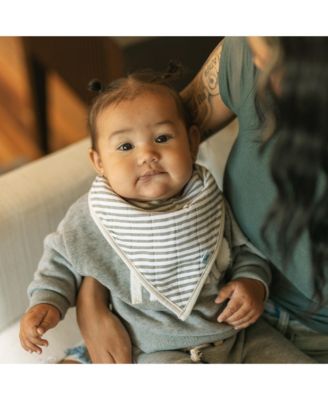 Unisex Cotton Muslin Bandana Bib 4 Pack - Baby