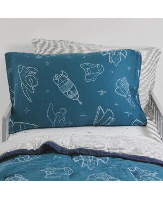 Unisex Cotton Muslin Pillowcase 2 Pack - Baby, Toddler