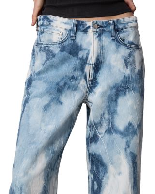 Logan Mid Rise Wide Leg Jeans in Indigo Water Color