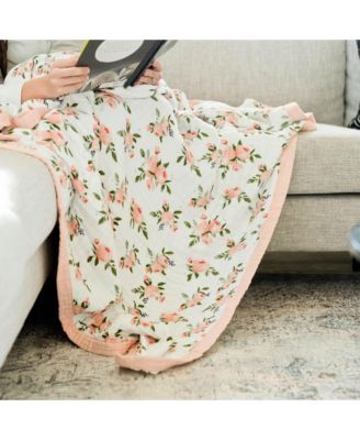 Unisex Cotton Muslin Quilted Throw - Baby