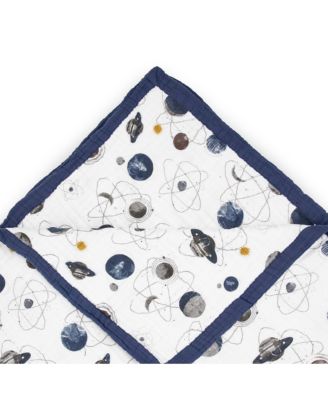 Unisex Cotton Muslin Quilted Throw - Baby