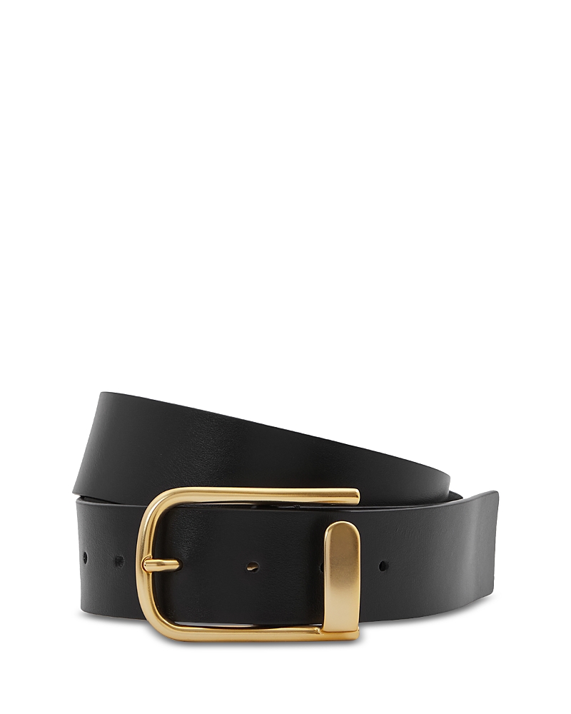 Reiss Women's Iyla Half Keeper Buckle Leather Belt