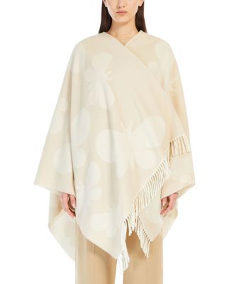 Weekend Max Mara - Pace Jacquard Knit Butterfly Wool Wrap