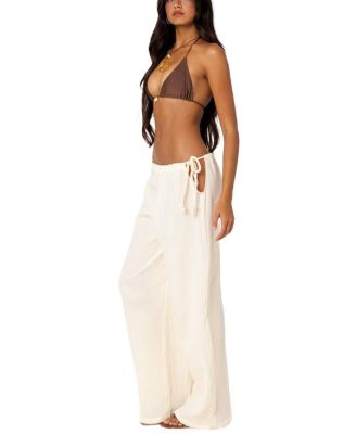 Leoni Side Tie Cotton Gauze Pants
