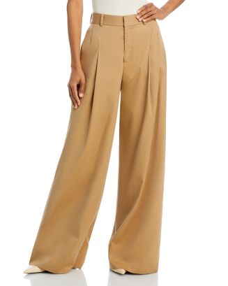 FRAME Pleated Wide Leg Pants | Bloomingdale's