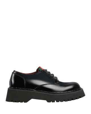 Gucci Women's Lace Up Oxford Loafers | Bloomingdale's