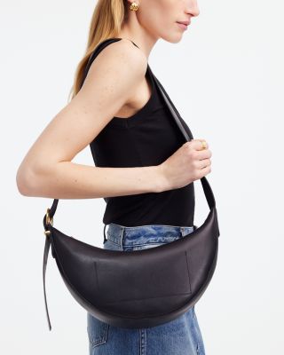 The Essentials Crescent Sling in Leather