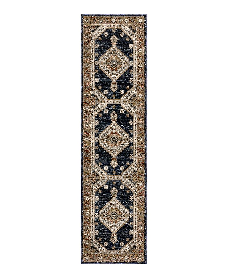 Oriental Weavers Andorra 2281e Runner Area Rug, 2'3 X 8' In Blue