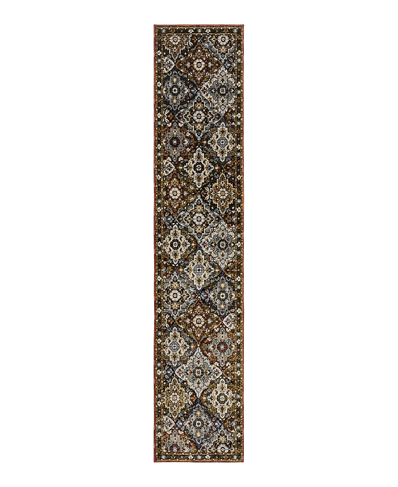 Oriental Weavers Andorra 2408a Runner Area Rug, 2'6 X 12' In Red