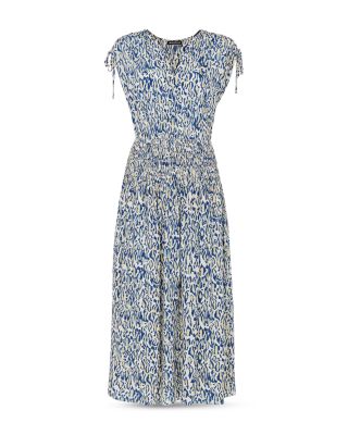 Flaming Leopard Print Dress