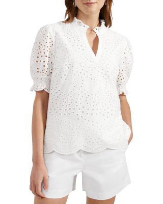 HOBBS LONDON - Isabelle Eyelet Blouse