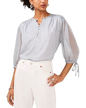 Shop 1.state Pintucked Blouse In New Ivory