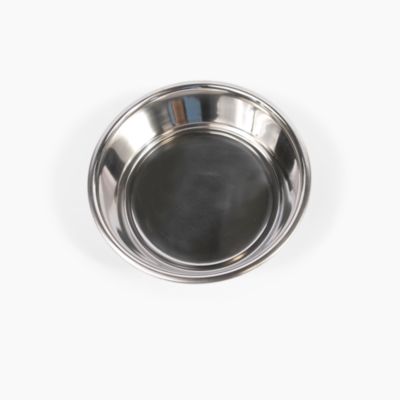 Tall Double Bowl Pet Feeder with Metal Bowls