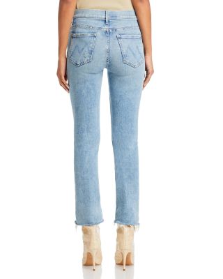 The Insider Flood Fray Jeans in Peak A Boo