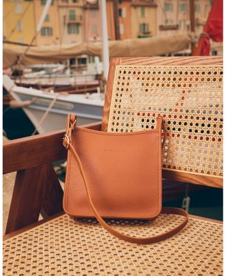 Le Foulonn&eacute; Small Zip Leather Crossbody