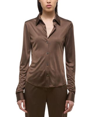 Helmut Lang Cotton Fluid Slim Shirt