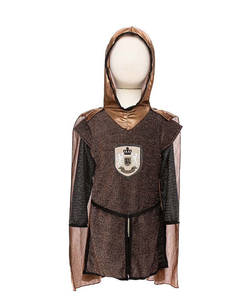 Great Pretenders Brilliant Copper Knight Tunic With Cape - Ages 5-6