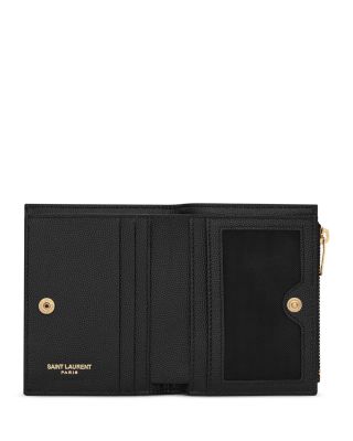 【SAINT LAURENT】MATELASSE CARRE SMALL ENVELOPE WALLET SAINT LAURENT Goatskin Carre Quilted Cassandre Small