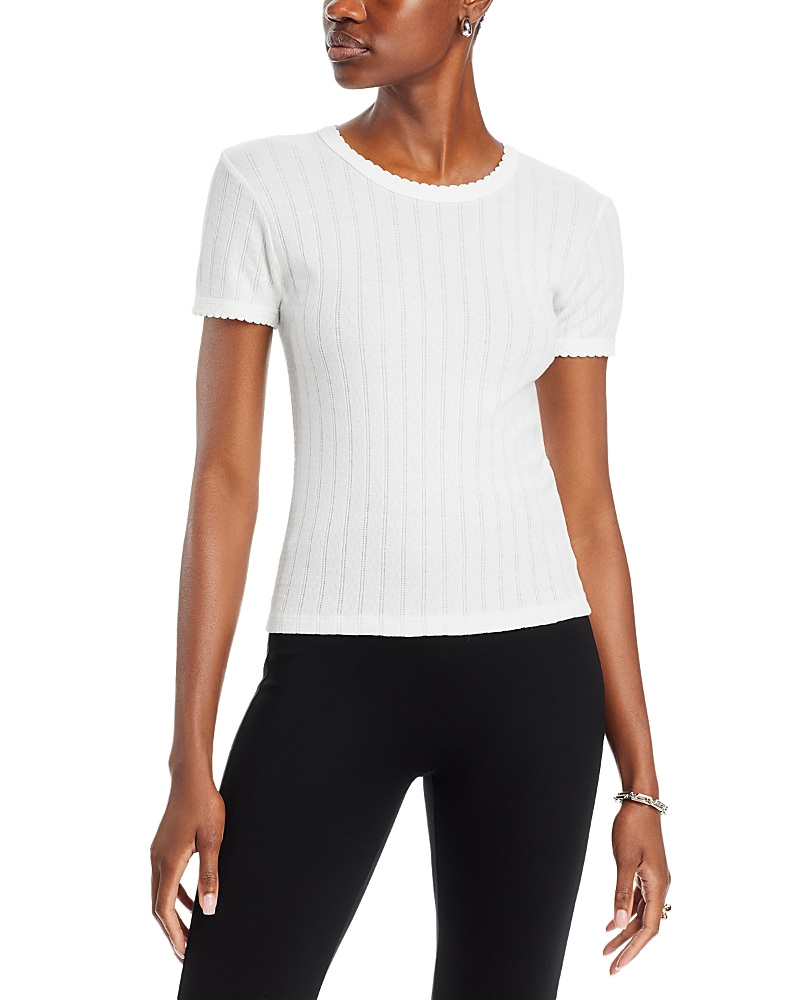 Leset Pointelle Tee