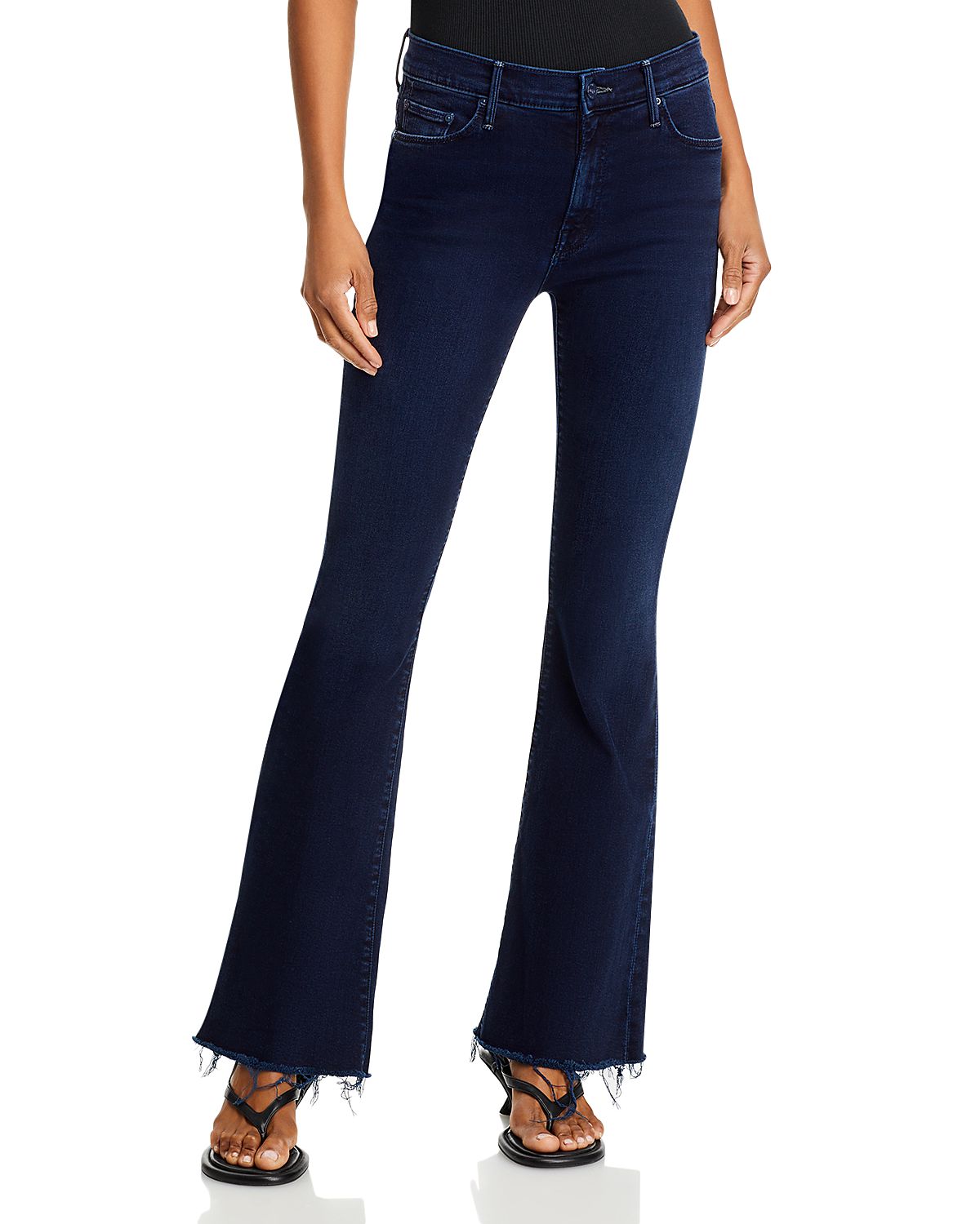 Mother The Weekender Mid Rise Flared Jeans
