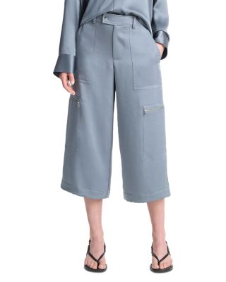 Vince - Low Rise Satin Parachute Pants