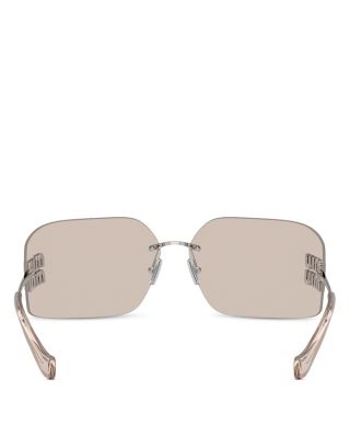 Metal Shield Sunglasses, 80mm