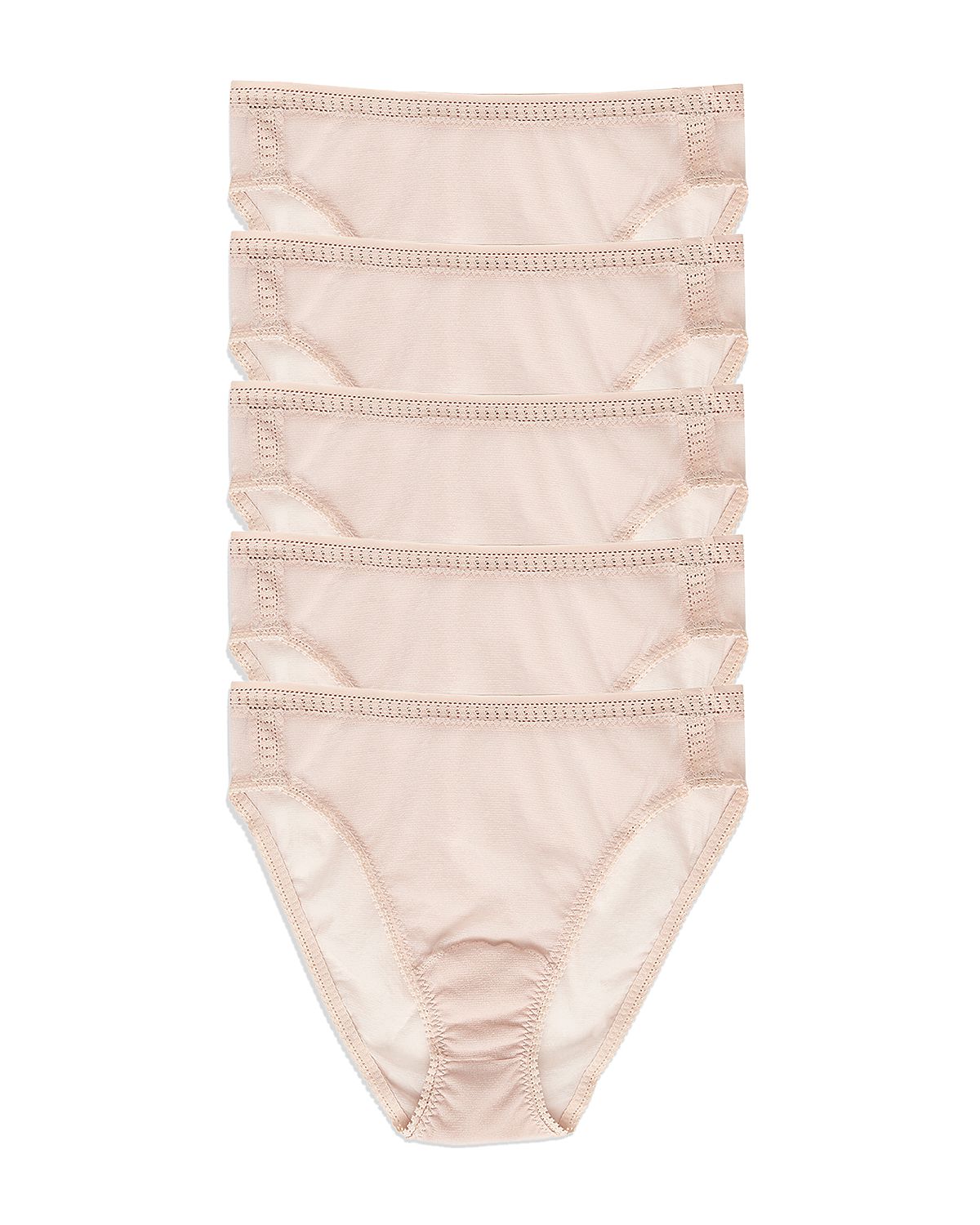On Gossamer Mesh High Cut Briefs