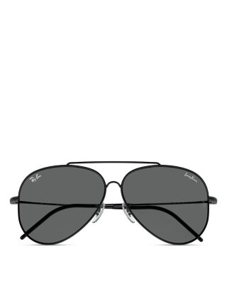 Aviator Reverse Sunglasses, 62mm