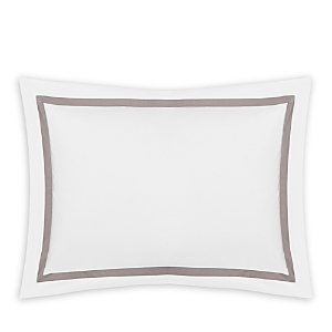Shop Matouk Lowell Standard Pillowcase, Pair In Platinum