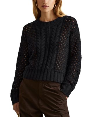 Reiss Marie Cable Knit Sweater