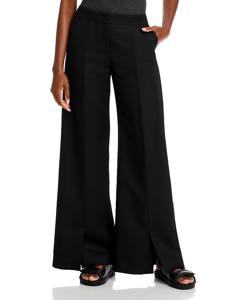 Rosetta Getty Vent Hem Pants In Black