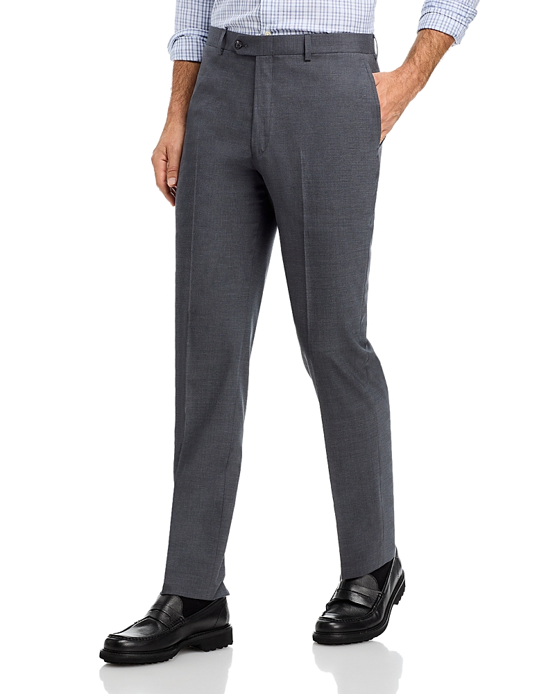 Hart Schaffner Marx Basic New York Classic Fit Dress Pants In Grey