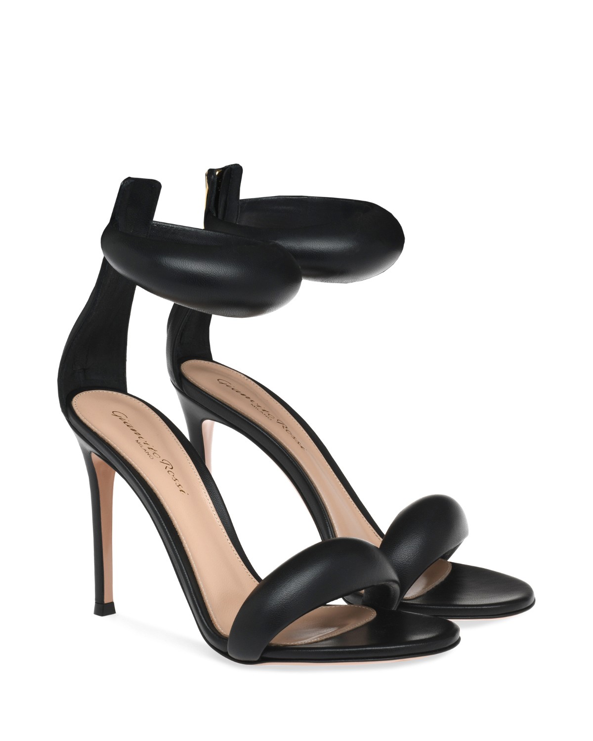 Gianvito Rossi Women's Bijoux Sandals in Black Nappa Leather