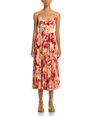 zamora midi dress champagne Champagne Draped Front Midi Dress KAMEA