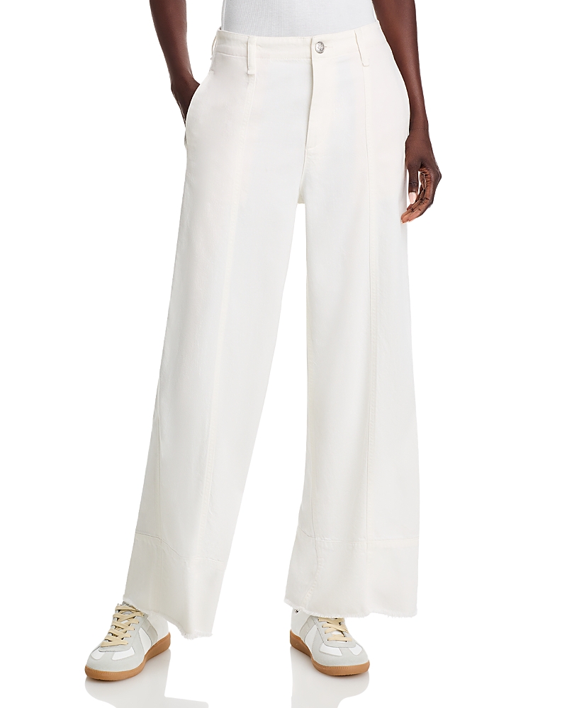 Rag & Bone Featherweight Arianna Palazzo Jeans In White