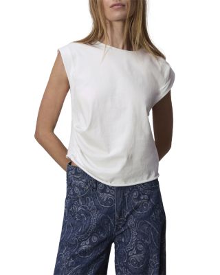 Mica Ruched Sleeveless Cropped Top