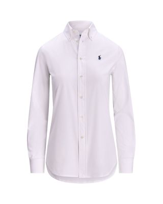 ★★POLO RALPH LAUREN★★ W Poplin Stretch Shirt White WMPOS Classic Fit Stretch Poplin Shirt