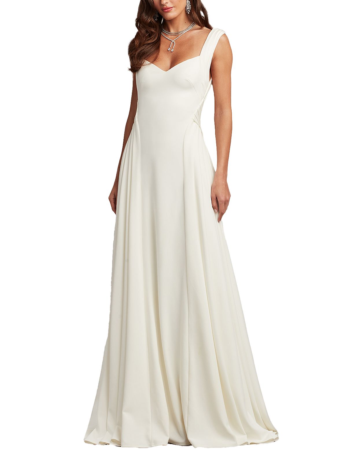 Tadashi Shoji Callaway Draped Open Back Gown