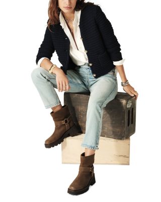 Gaspard Crewneck Cardigan Sweater