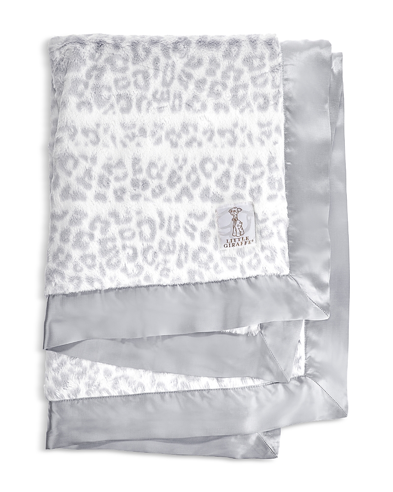 Shop Little Giraffe Luxe Leshiba Baby Blanket - Ages 0+ In Silver