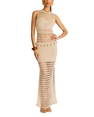 Retrofete - Kylan Crochet Maxi Dress