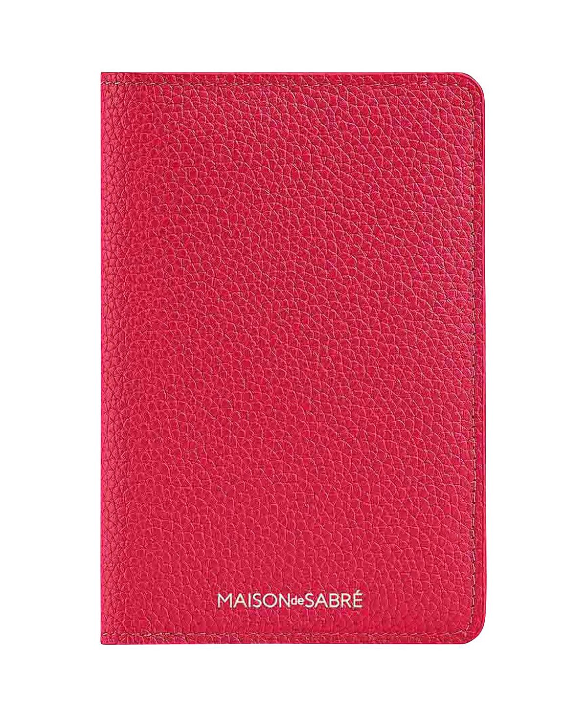 Maison de SABRE Leather Passport Holder