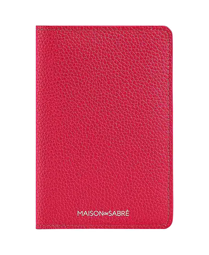Maison de SABRE Leather Passport Holder