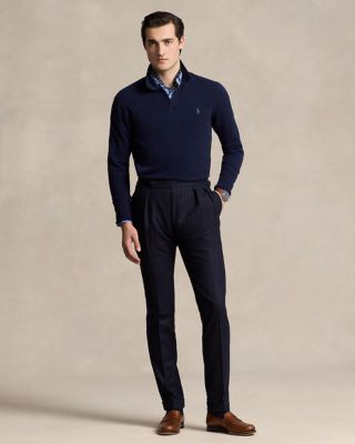 Wool Regular Fit Polo Sweater