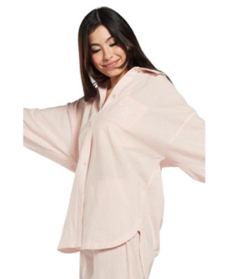 Women's Yew Striped Ethical-Cotton Pajama Shirt